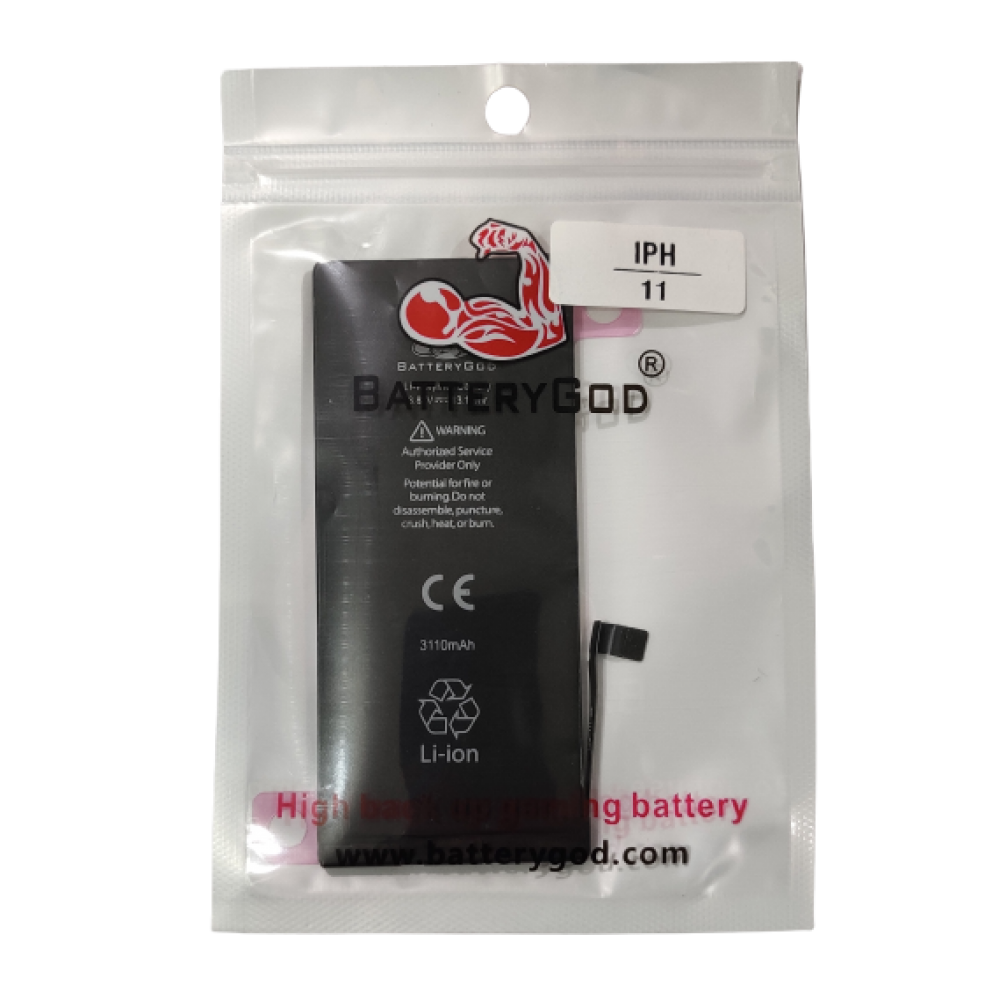 BATTERYGOD Full Capacity Proper 3110 mAh Battery For Iphone 11  