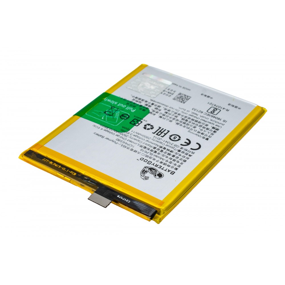 BATTERYGOD Full Capacity Proper 2900 mAh battery for Oppo A57 / A57T / BLP619 / BLP-619