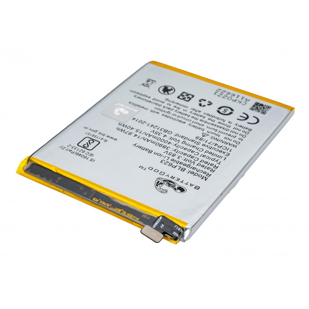 BATTERYGOD  Full Capacity Proper 4000 mAh Battery For OPPO R9s+/F3PLUS/  BLP-623/ BLP623