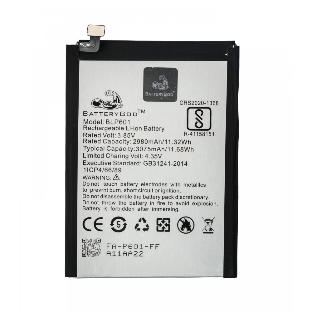 BATTERYGOD Full Capacity Proper 3075 mAh Battery for Oppo F1S / F1-S / BLP601 / BLP-601