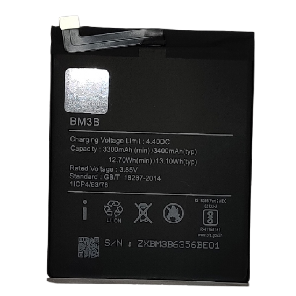 BATTERYGOD Full Capacity Proper 3400 mAh Battery For  Xiaomi Redmi Mi X / Mi X2 / BM3B / BM-3B