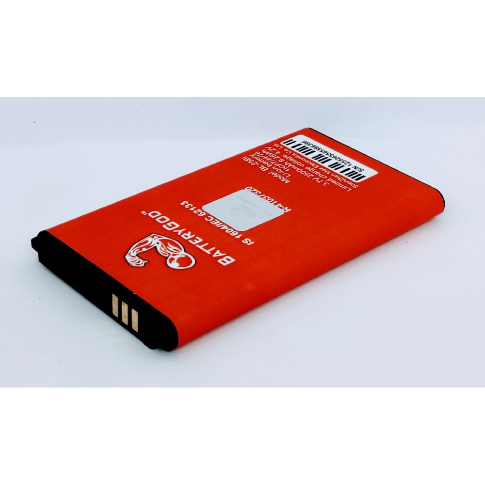 BATTERYGOD Full Capacity Proper 3000 mAh Battery For ITEL it5600 / 5600 / it5606 / 5606 / itel Power 400 / it5620 / 5620 / it5616 / 5616 / it5622 / 5622 / it5602 / 5602 / BL-25BI / bl25bi