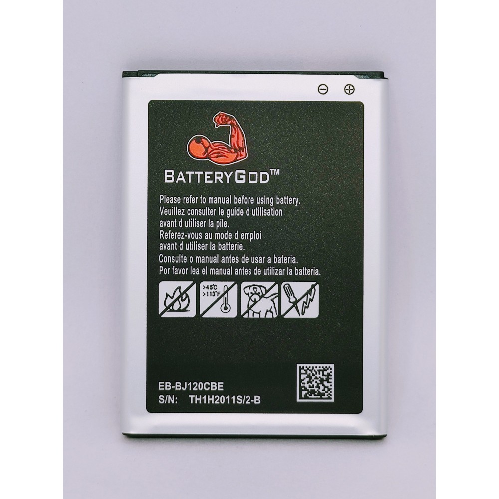 BATTERYGOD Full Capacity Proper 2050 mAh Battery for Samsung Galaxy J1 4G / J120 /  Z4 / EB-BJ120CBE