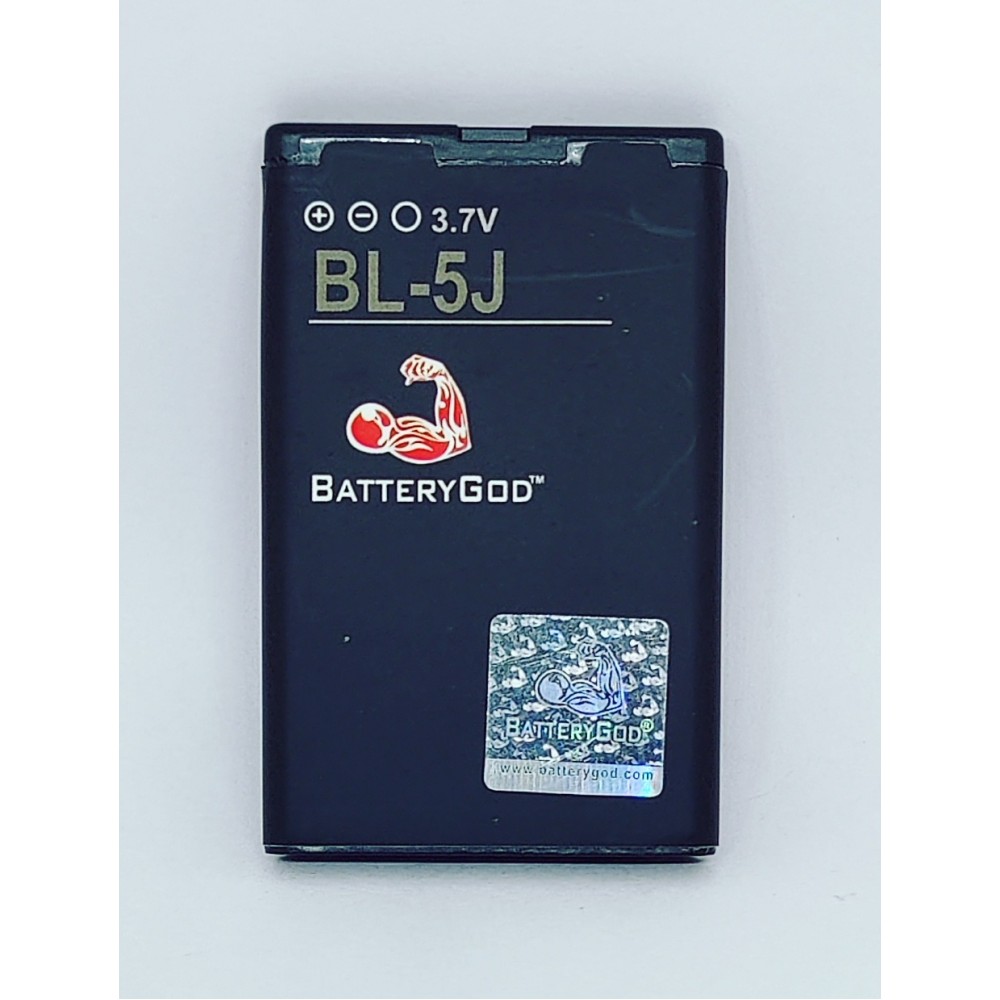 BATTERYGOD Full Capacity Proper 1500 mAh Battery For Nokia Lumia 520 / 525 / 530 / 5900 / 5230 / 5233 / 5800 / 3020 / N900 / C3 / BL-5J / BL5J