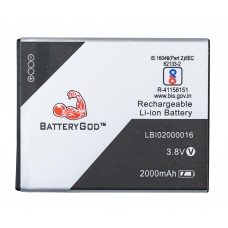 BATTERYGOD Full Capacity Proper 2000 mAh Battery for Lava A77 /LBI02000016