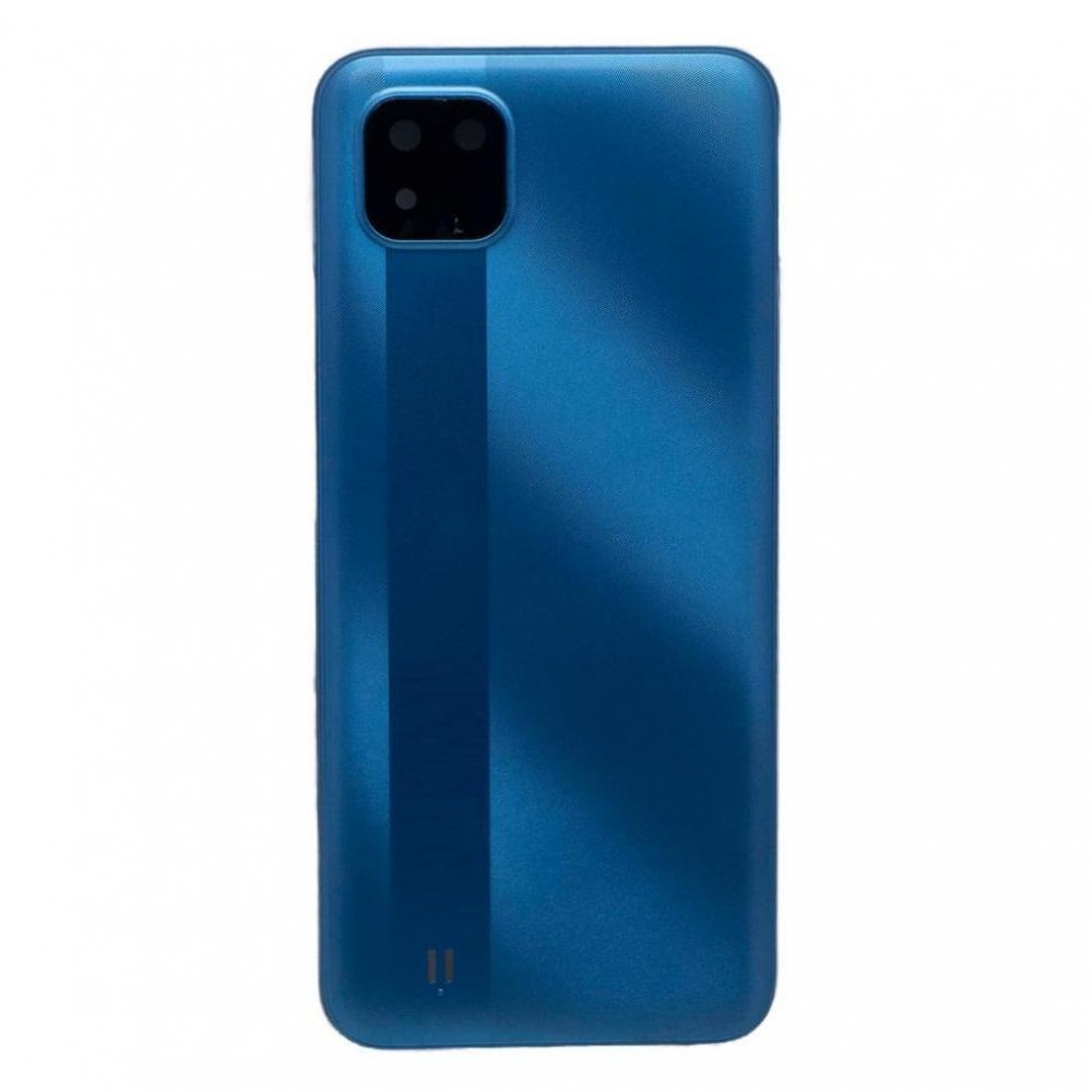 BATTERYGOD Mobile Phone Back Panel For Realme C11 (2021) (blue/green/grey)