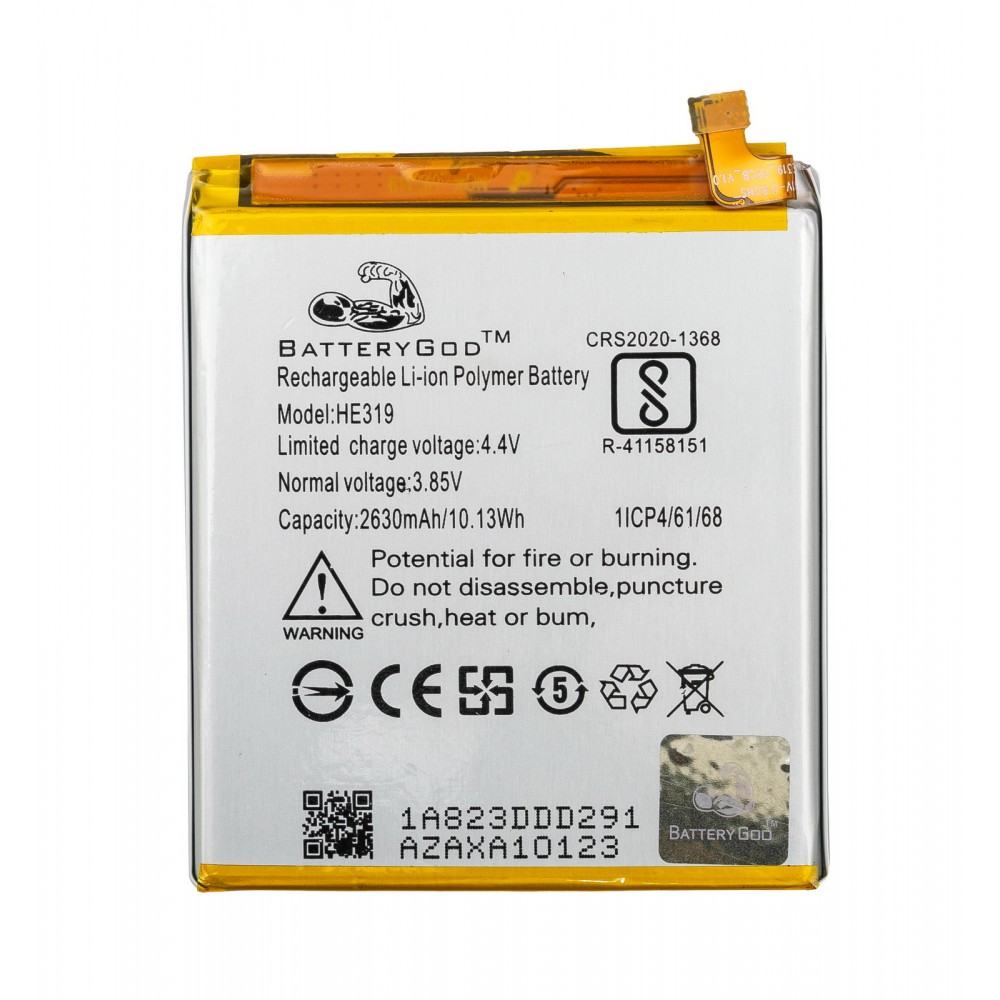 BATTERYGOD Full Capacity Proper 2630 mAh Battery for Nokia 3 / HE-319 / HE319 / HE 319