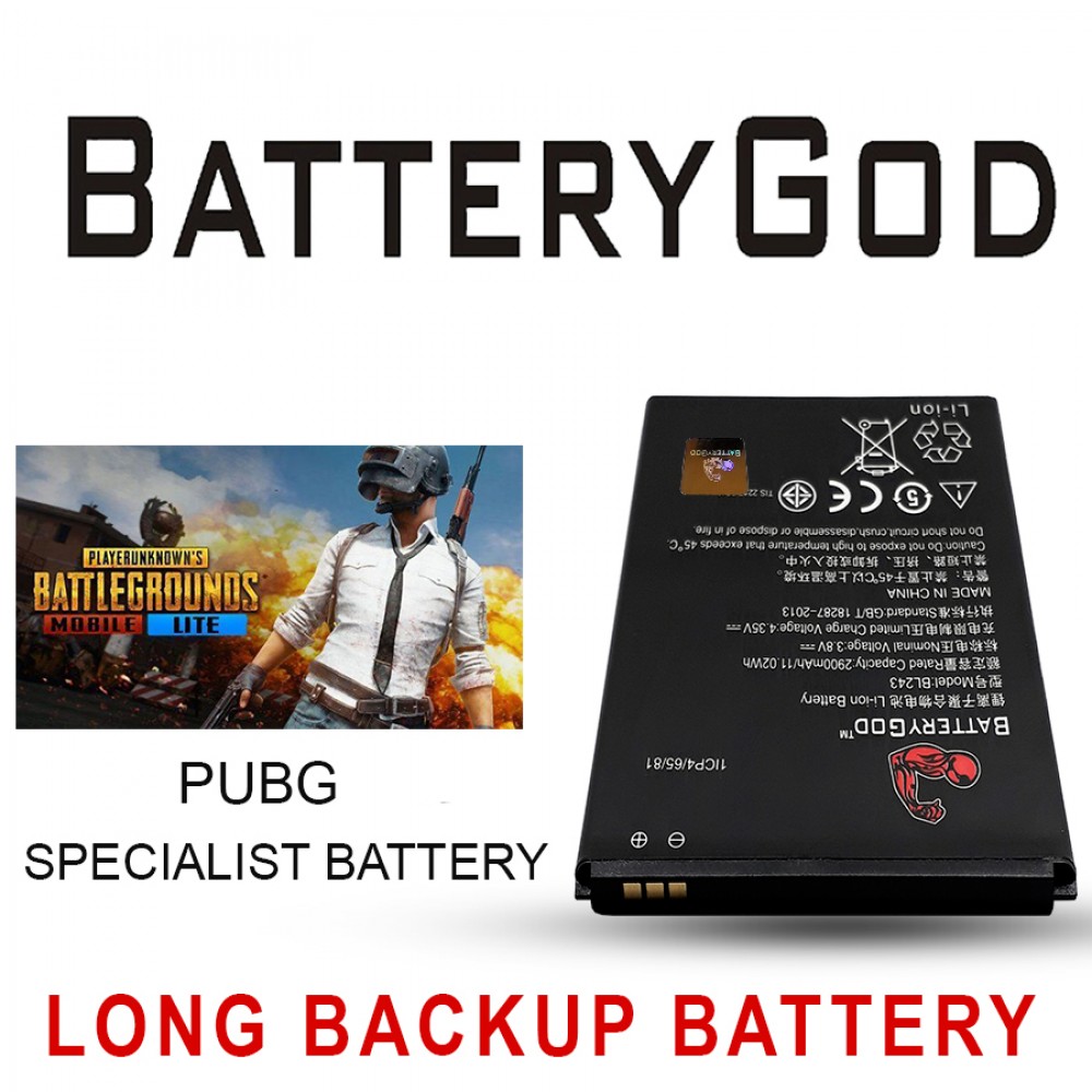 BATTERYGOD Full Capacity Proper 2900 mAh Battery Lenovo A7000 / Lenovo S8 A7600 / K3 Note / K50-T5 / BL243 / BL-243