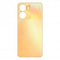 BATTERYGOD Mobile Phone Back Panel For Vivo Y56 (black/orange)